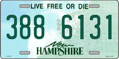 NH license plate 3886131