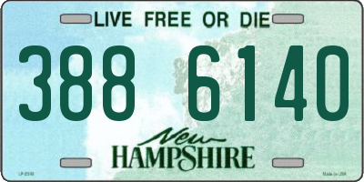 NH license plate 3886140