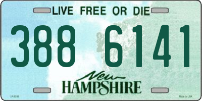 NH license plate 3886141