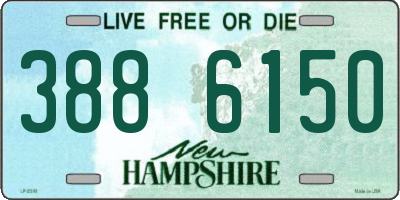 NH license plate 3886150