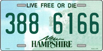 NH license plate 3886166