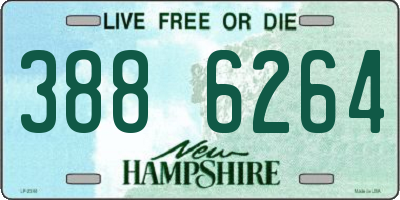 NH license plate 3886264