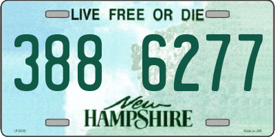 NH license plate 3886277