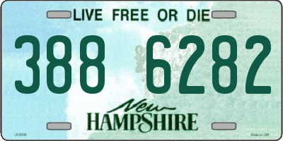 NH license plate 3886282