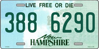 NH license plate 3886290