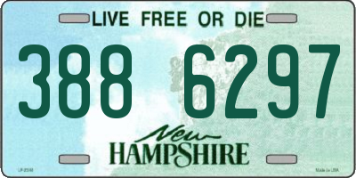 NH license plate 3886297