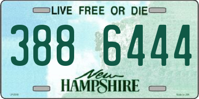NH license plate 3886444