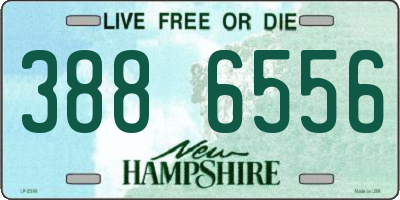 NH license plate 3886556