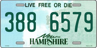 NH license plate 3886579