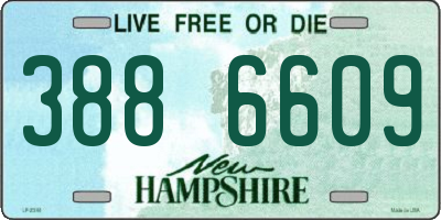 NH license plate 3886609
