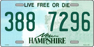 NH license plate 3887296
