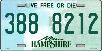 NH license plate 3888212