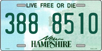 NH license plate 3888510