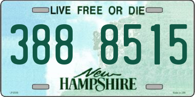 NH license plate 3888515