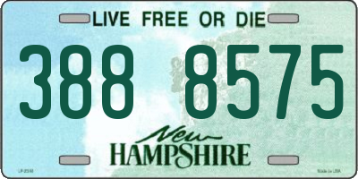 NH license plate 3888575