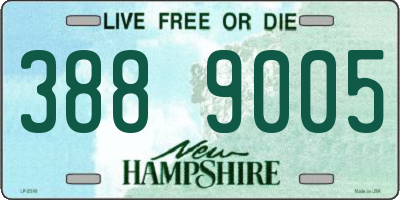 NH license plate 3889005