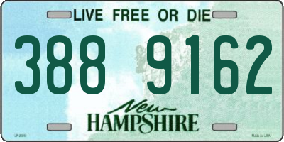NH license plate 3889162