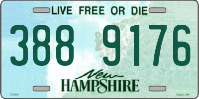 NH license plate 3889176