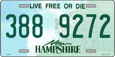 NH license plate 3889272