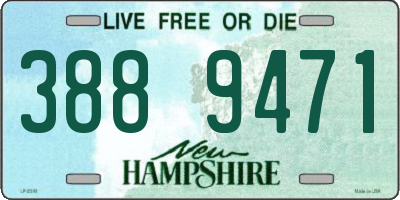 NH license plate 3889471