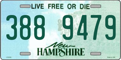 NH license plate 3889479