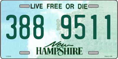 NH license plate 3889511