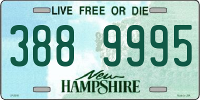 NH license plate 3889995