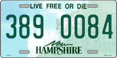 NH license plate 3890084