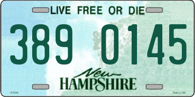 NH license plate 3890145