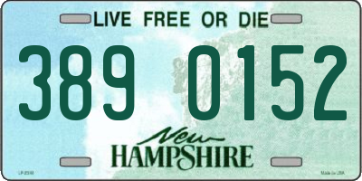 NH license plate 3890152