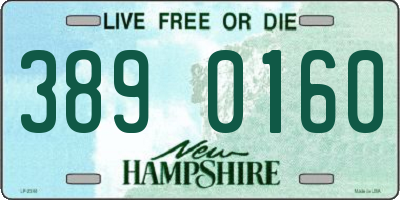 NH license plate 3890160