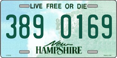 NH license plate 3890169