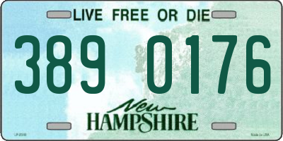 NH license plate 3890176