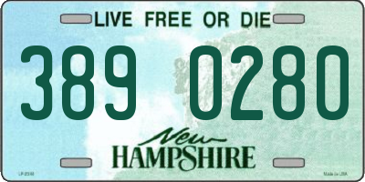 NH license plate 3890280