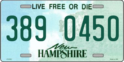 NH license plate 3890450