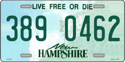 NH license plate 3890462