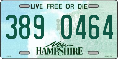 NH license plate 3890464