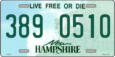 NH license plate 3890510