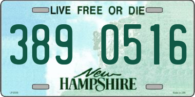 NH license plate 3890516