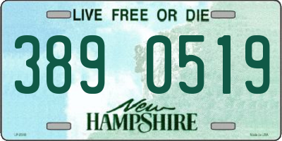 NH license plate 3890519