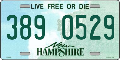 NH license plate 3890529