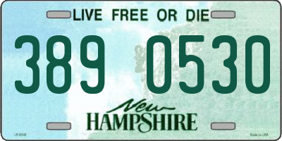 NH license plate 3890530