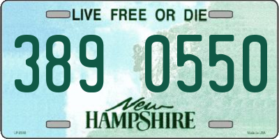 NH license plate 3890550