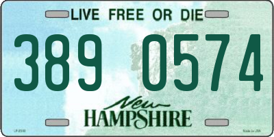 NH license plate 3890574