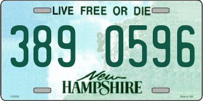 NH license plate 3890596