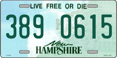 NH license plate 3890615