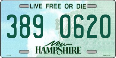 NH license plate 3890620