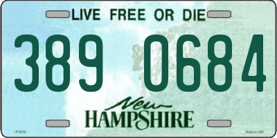 NH license plate 3890684