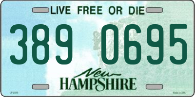 NH license plate 3890695