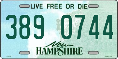 NH license plate 3890744